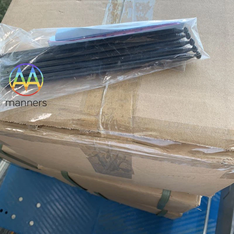 Yangi Zelandiya mijozi 3000 dona maxsus anodlangan qora teleskopik antenna tu...
